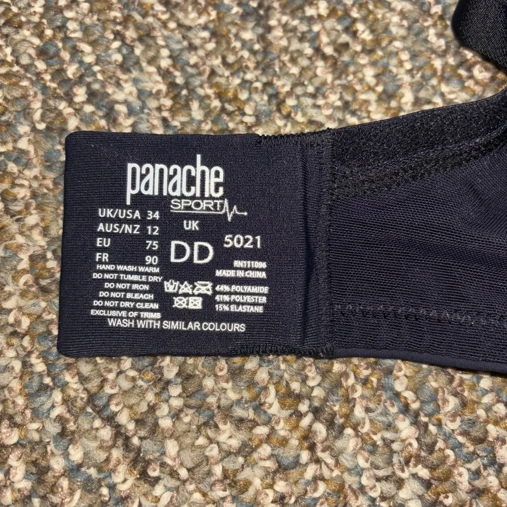 Panache Black Sports Bra - Picture 5 of 6